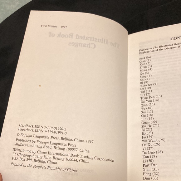 The illustrated book of changes I Ching, first edition paper back - Picture 2 of 4